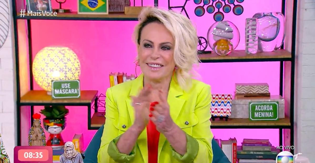 No aniversário de 22 anos do ‘Mais Você’, Ana Maria Braga se emociona: ”É uma história diária”