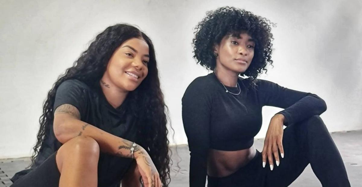 Erika Januza surge ao lado de Ludmilla nos bastidores de série do Globoplay: ”Vamos com tudo”