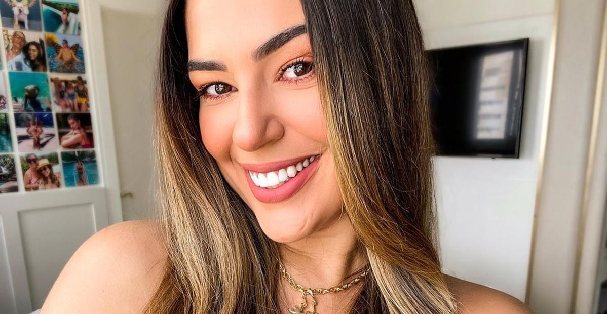 Grávida, Vivian Amorim faz dancinha e exibe barrigão de seis meses: ”Que coisa mais linda”