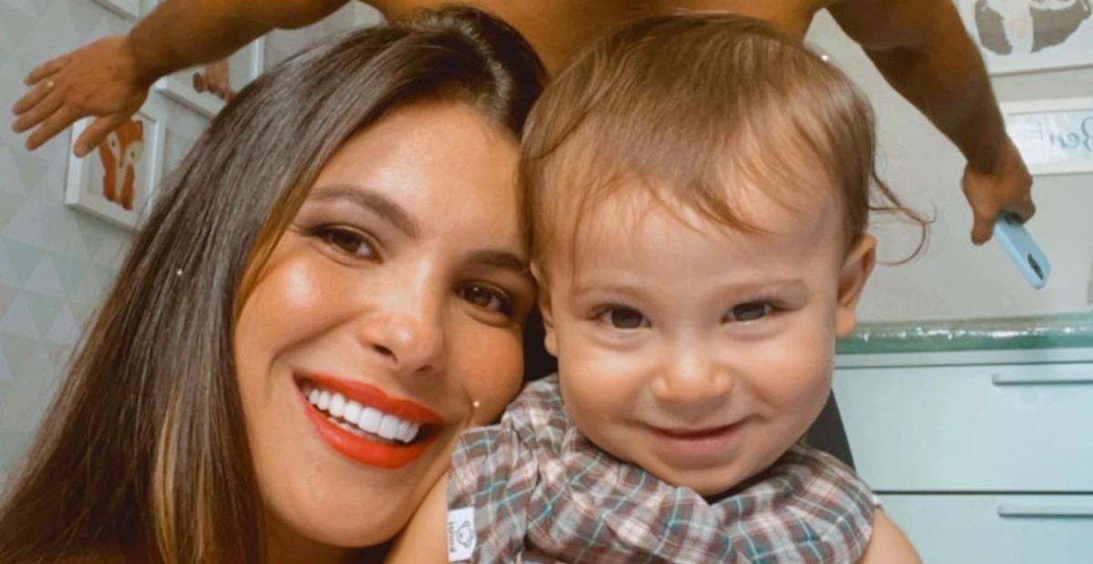 Kamilla Salgado se derrete ao publicar sequência de vídeos de Bento: ”Amor avassalador”