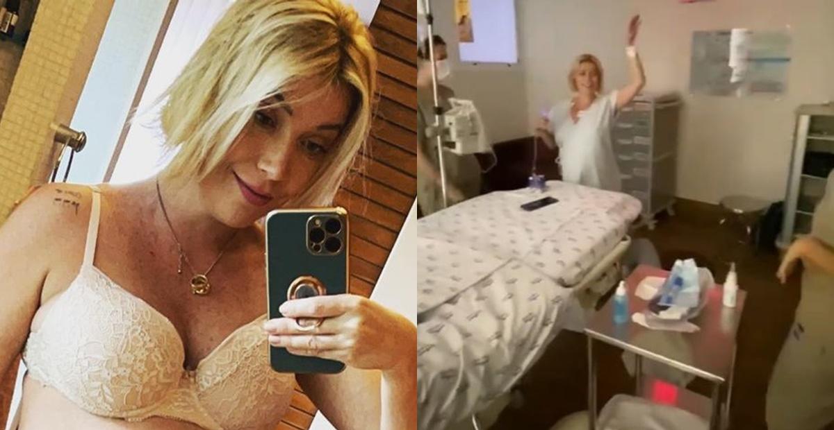 Ao som de Shakira, Luiza Possi exibe momento descontraído durante trabalho de parto