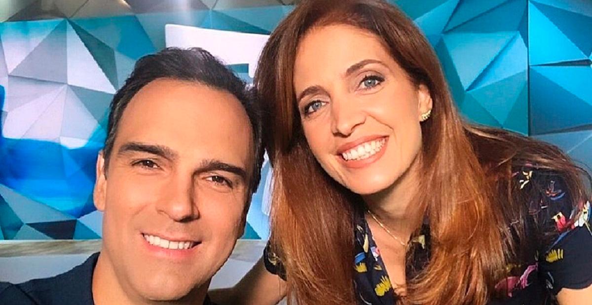 Poliana Abritta revela que chorou ao saber da saída de Tadeu Schmidt do ‘Fantástico’