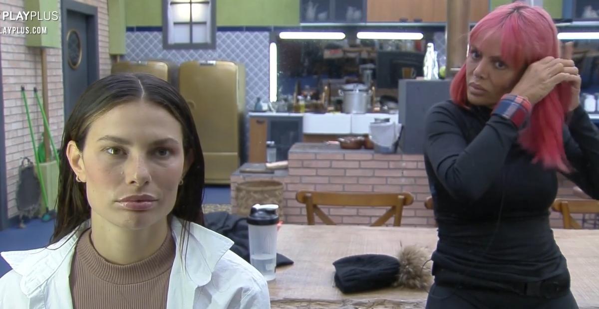 A Fazenda: Após briga, Dayane diz que Aline está ‘fazendo drama’: ”Parece uma bebê de 15 anos”