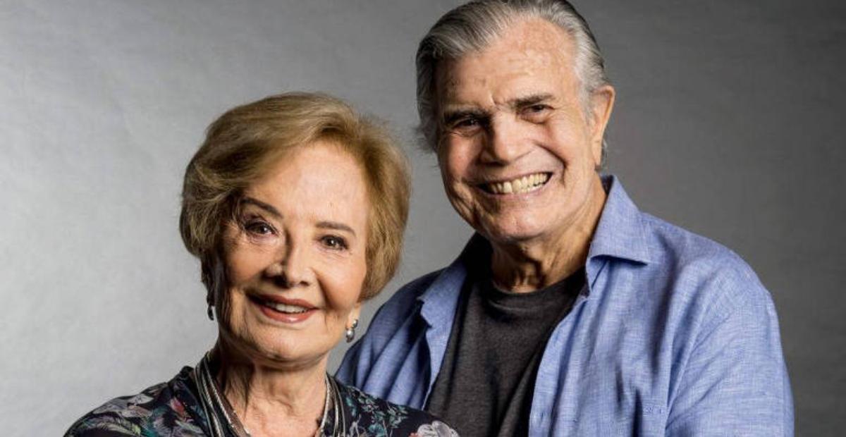 Gloria Menezes e Tarcísio Meira foram casados por quase 60 anos - Foto: Divulgação / TV Globo
