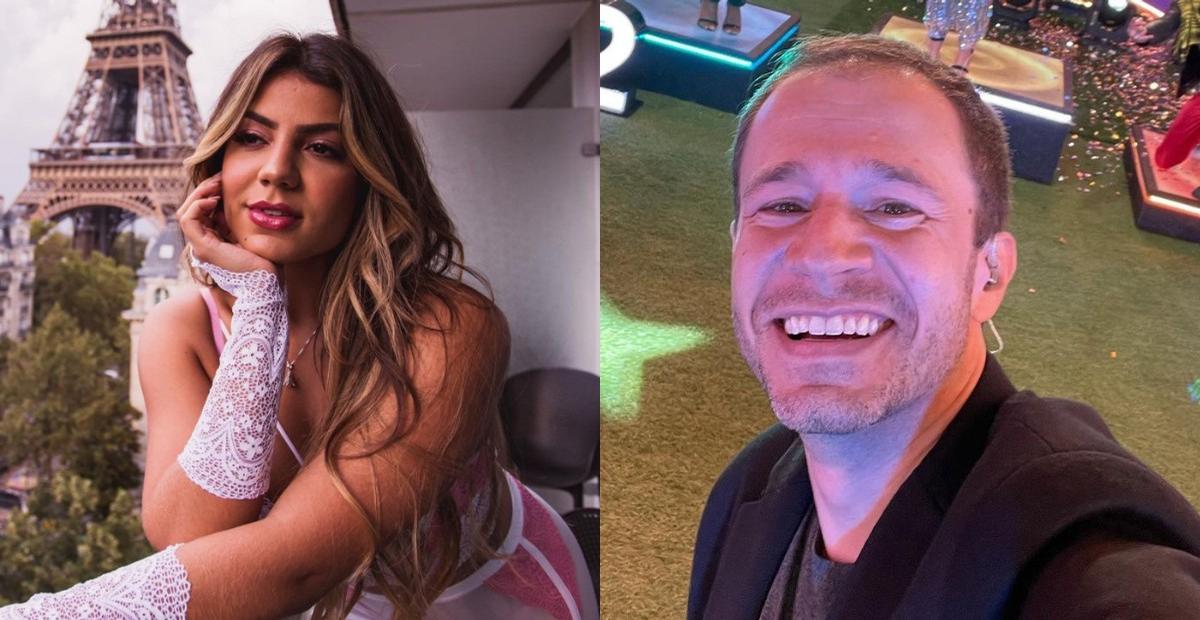 Hariany relembra sonho inusitado com Tiago Leifert: ”Beijava bem!”