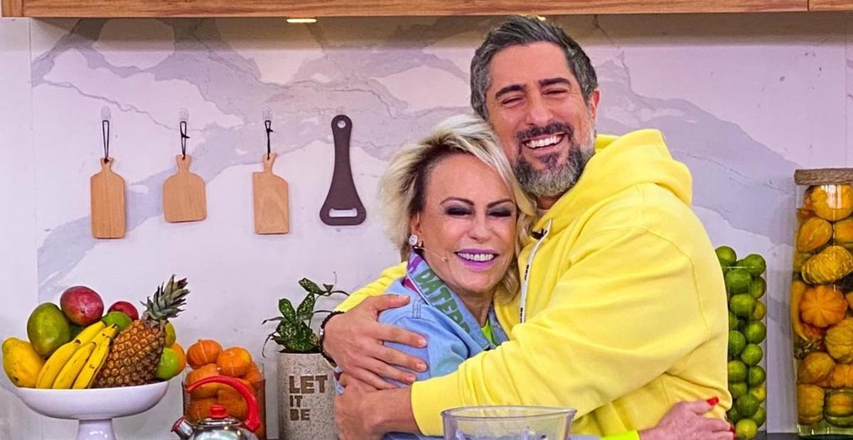 Marcos Mion comemora primeiro café da manhã com Ana Maria Braga: ‘Como que faz pra parar de chorar?’