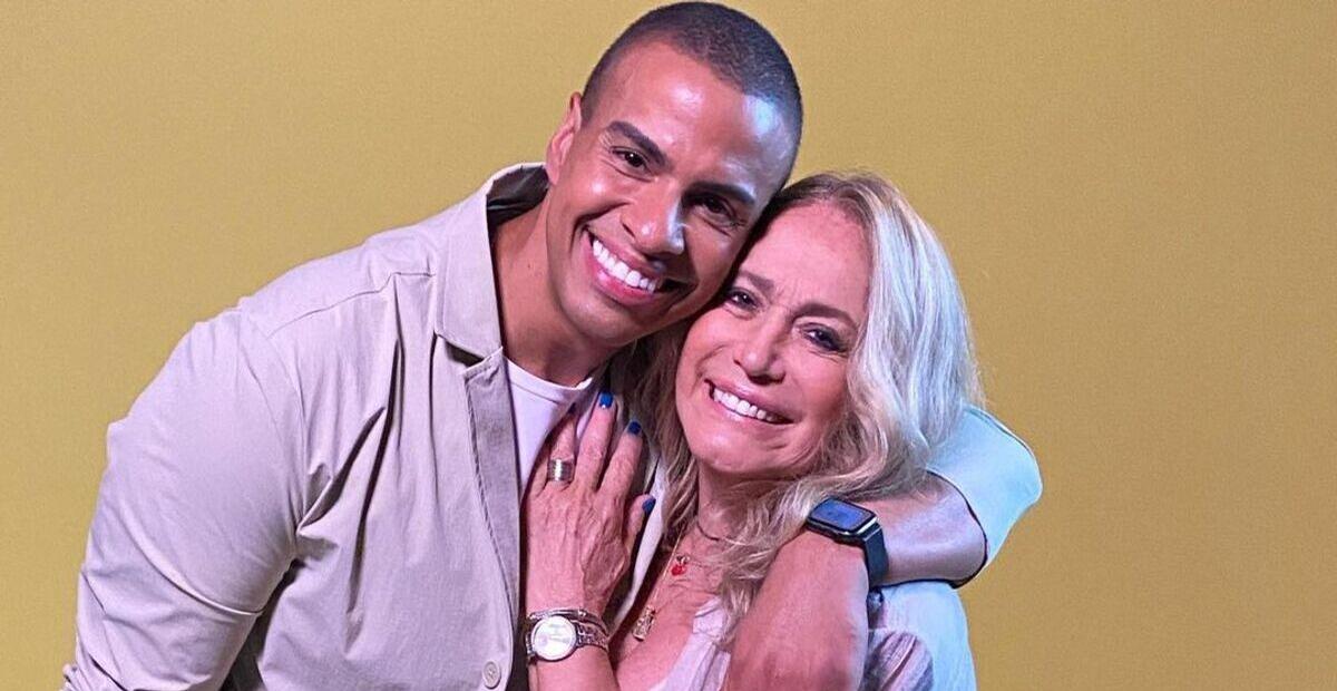Em gravação de fim de ano, Susana Vieira tira foto com repórter gato e causa: ”Não é boba”
