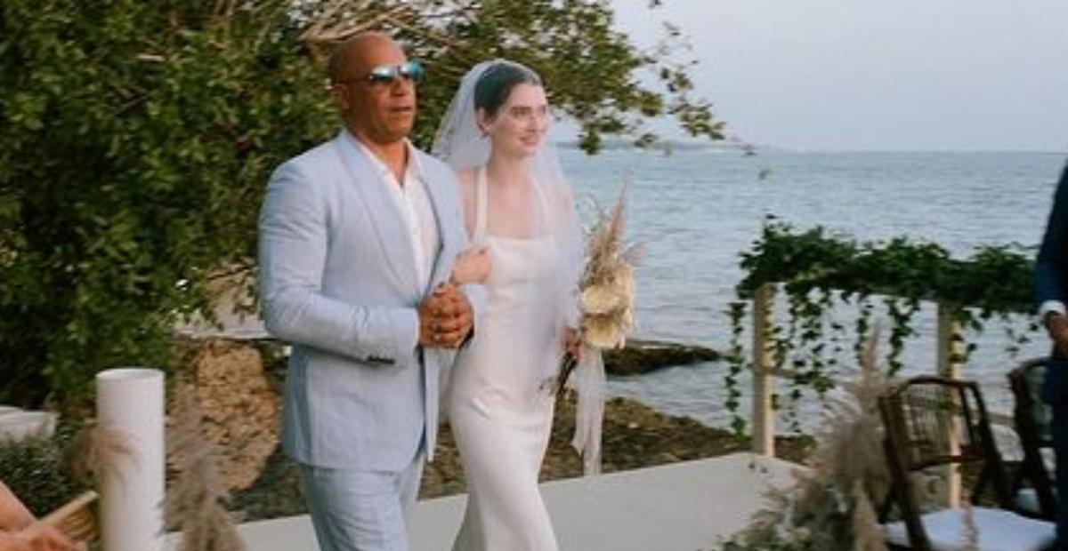 Filha de Paul Walker se casa e é conduzida por Vin Diesel ao altar