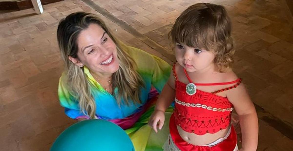 Ingrid Guimarães mostra encontro com Clara Maria, filha de Tatá Werneck e Rafael Vitti