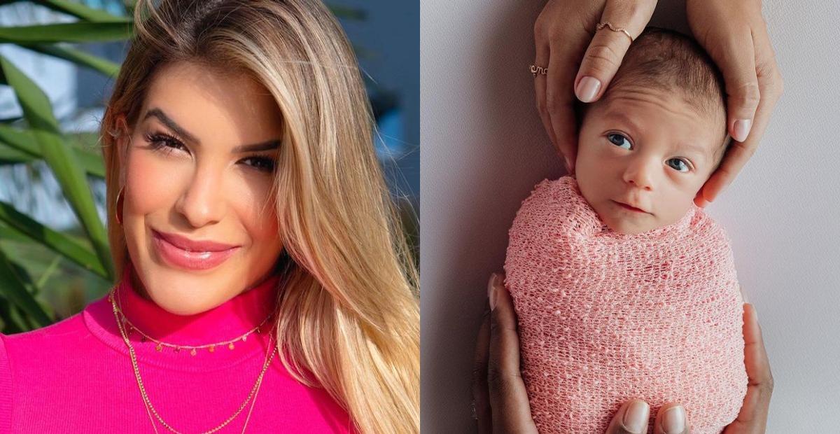 Lorena Improta compartilha lindo clique amamentando a filha Liz e revela medo: ”Não foi fácil”