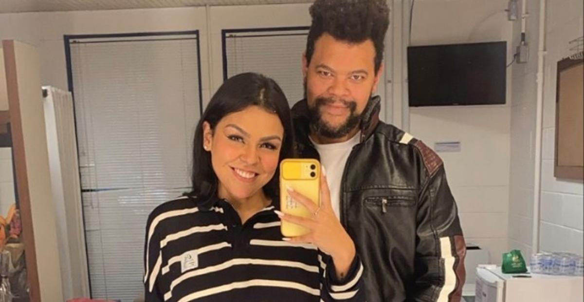 Após anunciar noivado, Babu Santana se declara para a noiva: ”Paixão a primeira vista”