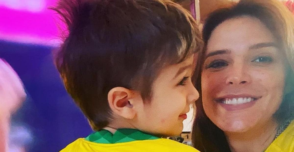 Rafa Brites derrete a web ao mostrar a fantasia de Halloween de Rocco