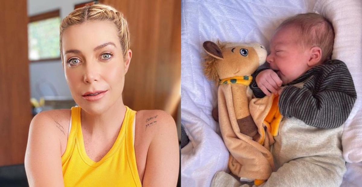 Luiza Possi encanta a web ao exibir sorrisão do filho recém-nascido: ”Que fofurinha”