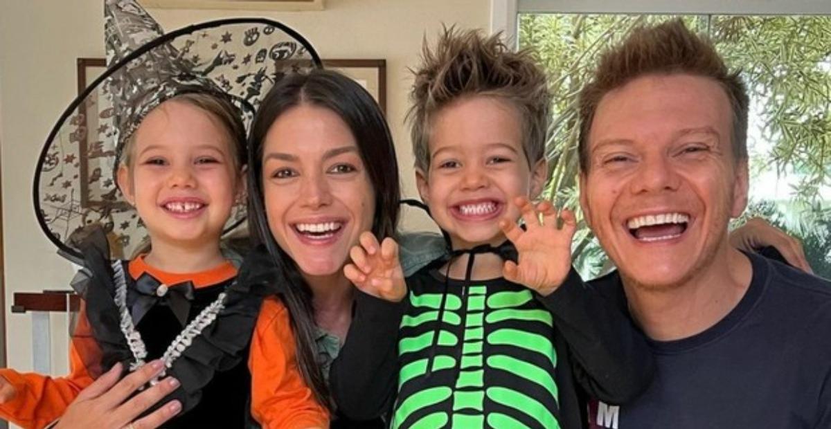 Thais Fersoza e Michel Teló mostram primeiro Halloween com os filhos, Melinda e Teodoro