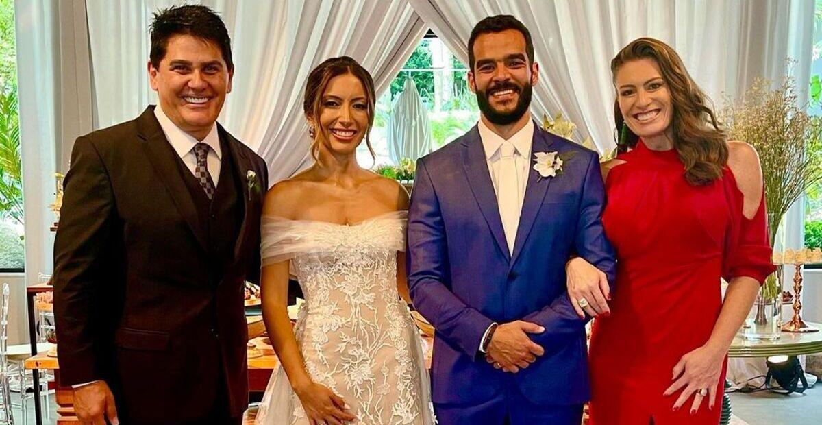 César Filho mostra fotos do casamento da irmã de Patrícia Poeta: “Muito especial!”