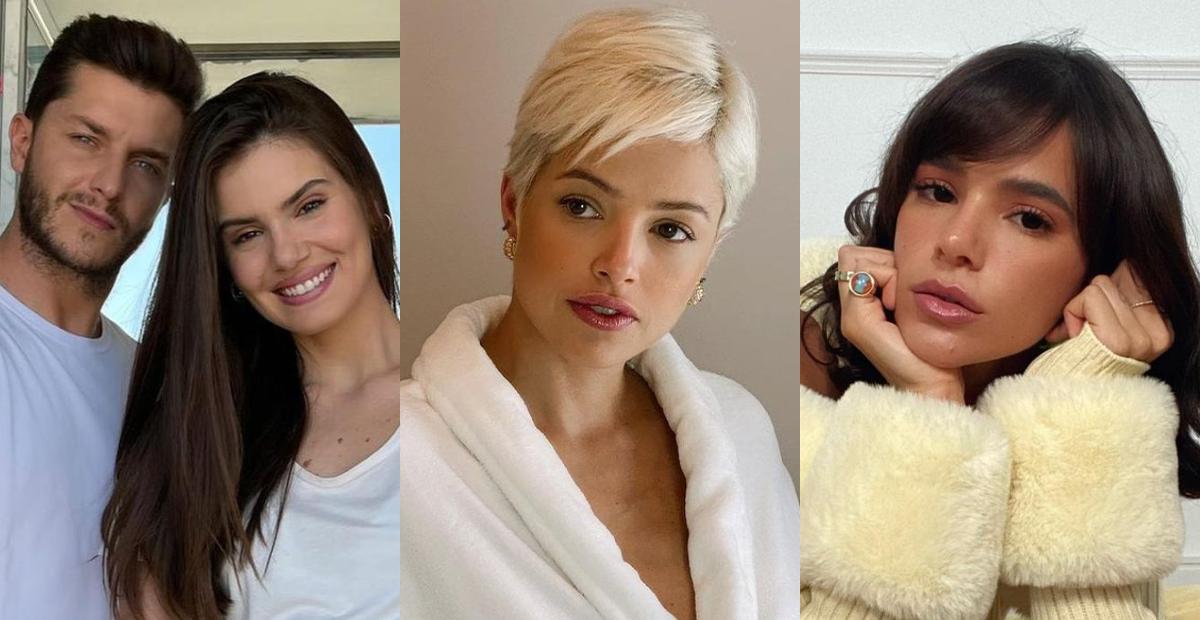 Com Klebber Toledo, Camila Queiroz curte festa de Halloween com Agatha Moreira e Bruna Marquezine