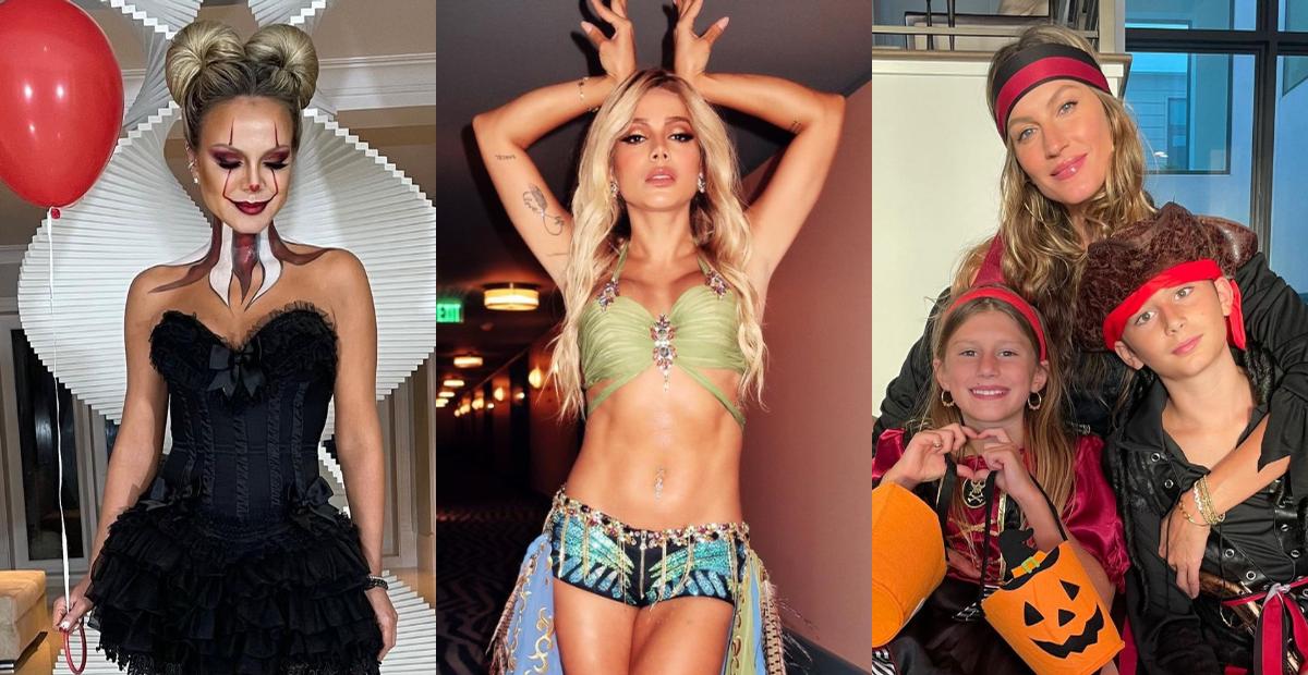 Travessuras ou gostosuras? Confira as fantasias incríveis dos famosos para o Halloween