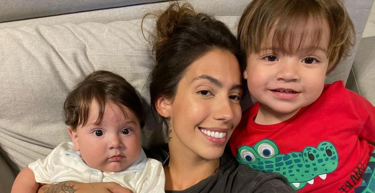 Gabi Brandt compartilha fotos perfeitas de Davi e Henri: ”Nasci para ser mãe de vocês”