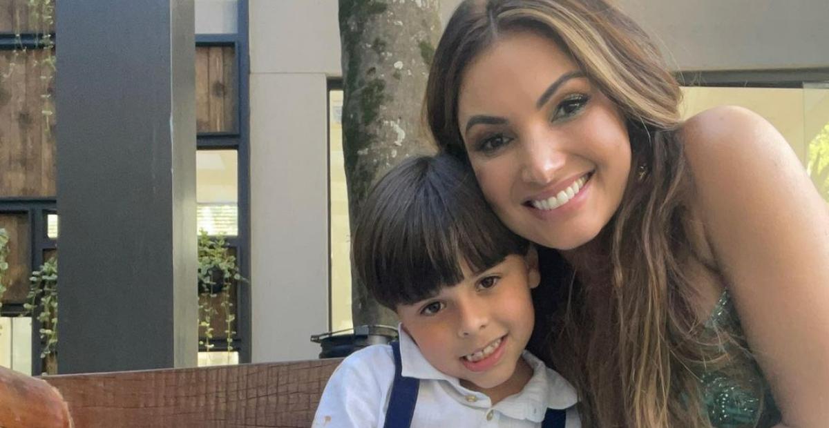 Patrícia Poeta faz amiguinho durante casamento da irmã: ”Acabei ganhando um BFF!”