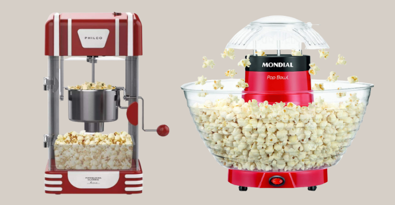 Pipoqueira: 10 opções para as suas noites de filmes