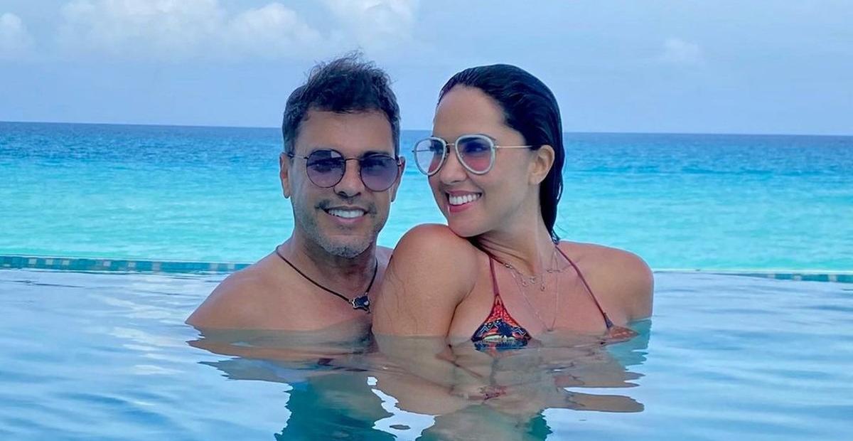 Zezé Di Camargo posta linda foto ao lado de Graciele Lacerda: ”Felicidade estampada no rosto!”