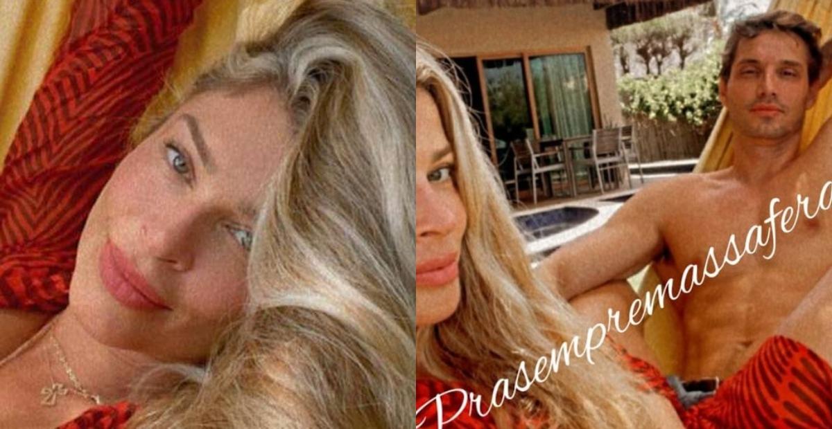 Grazi Massafera surge em primeira foto com seu novo affair durante viagem ao Ceará