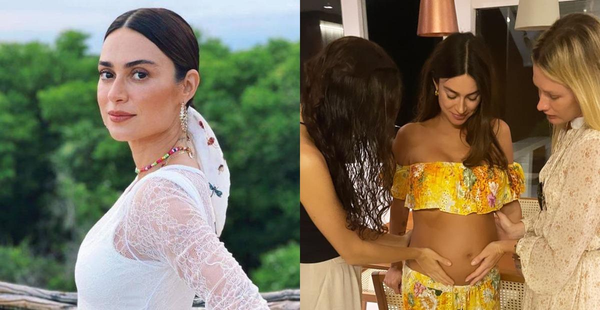Grávida, Thaila Ayala é paparicada pelas amigas, Sophie Charlotte e Fiorella Mattheis