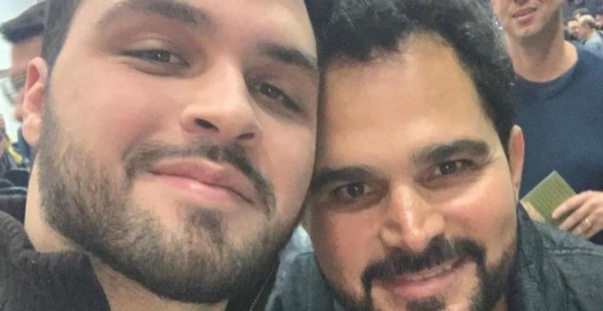 Luciano Camargo relembra clique especial ao lado do filho e se declara: ”Nem imagina a saudade”