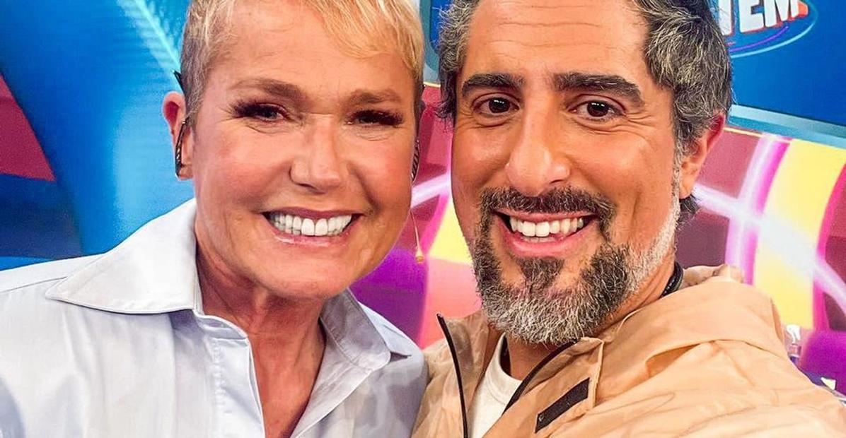 Marcos Mion se emociona ao receber Xuxa Meneghel em seu programa: ”Meu Deus!”