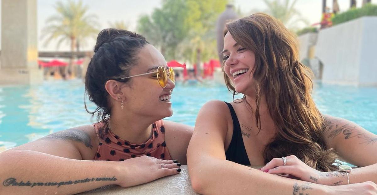 Marcela Mc Gowan parabeniza a namorada, Luiza: ”Privilégio dividir essa vida com você”