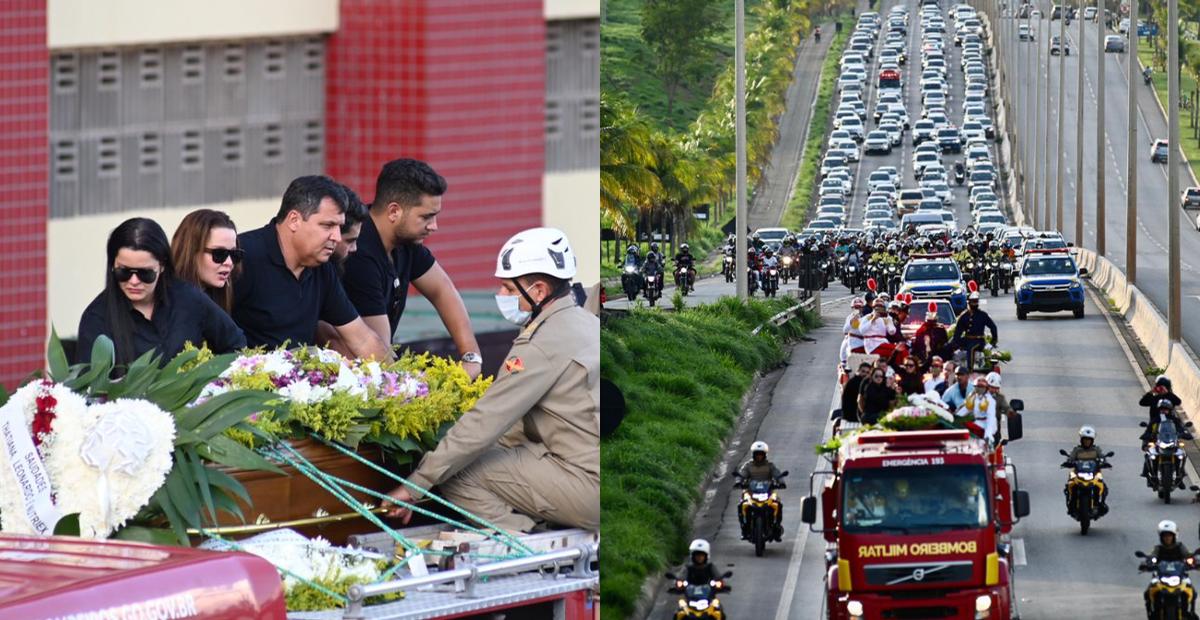 Cortejo de Marília Mendonça leva legião de fãs às ruas de Goiânia