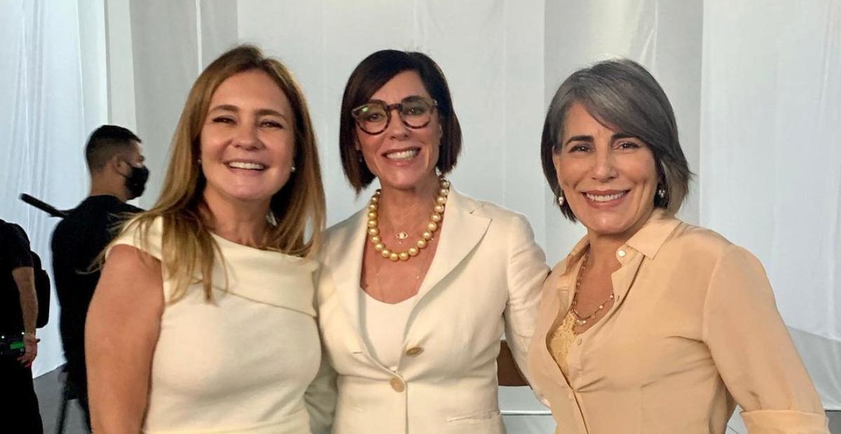 Adriana Esteves, Christiane Torloni e Gloria Pires gravam juntas especial da TV Globo