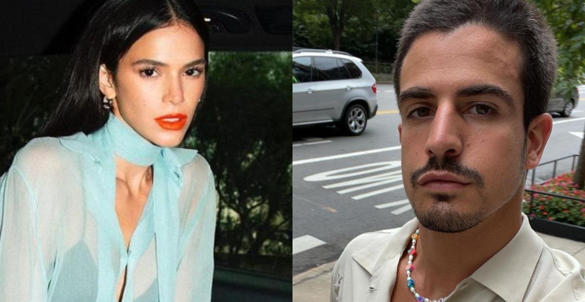 Bruna Marquezine e Enzo Celulari são flagrados trocando beijos quentes em festa de São Paulo
