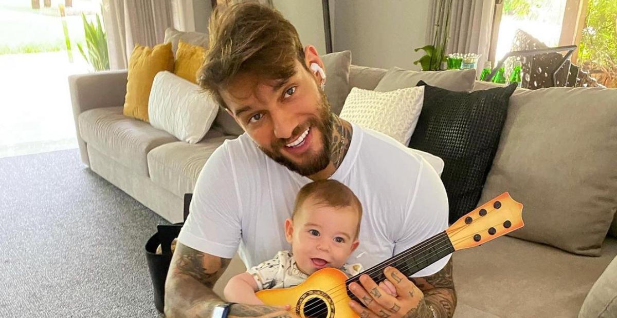 Lucas Lucco explode o fofurômetro com vídeo do filho: ”Momentos simples mas com impacto gigante”