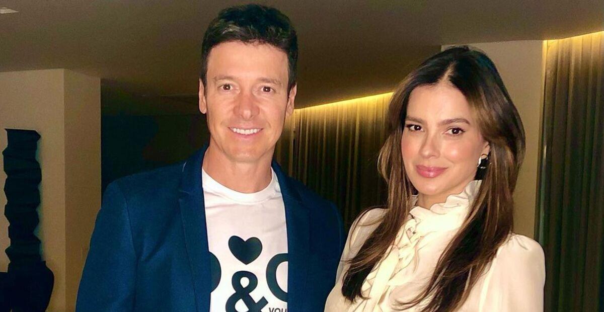 Rodrigo Faro recorda foto apaixonada com Vera Viel em seu festão de aniversário