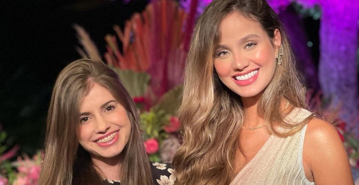 Biah Rodrigues presta homenagem para a irmã mais velha que parece mais nova: ”Carinha de boneca”