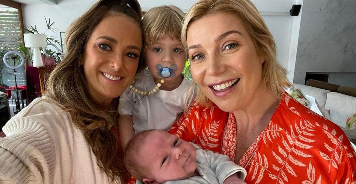 Luiza Possi registra encontro especial com Ticiane Pinheiro: ”Visita mais amada!”