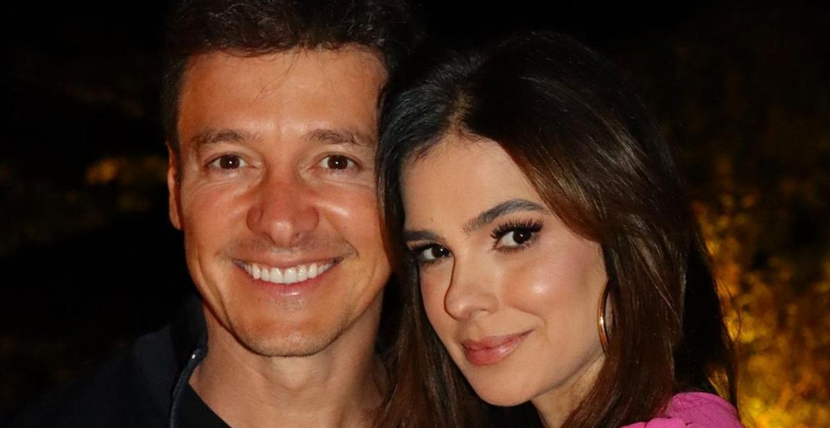 Vera Viel se derrete ao postar clique antigo com Rodrigo Faro: ”Junto com meu príncipe”