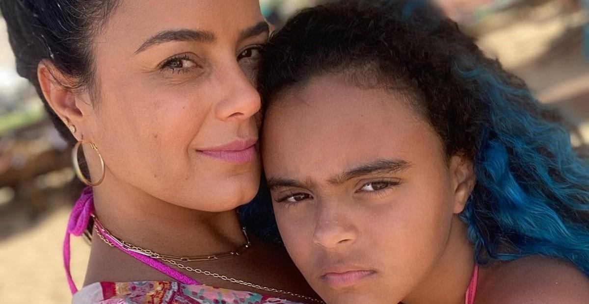 Luciele Di Camargo publica foto da filha de 11 anos e internautas brincam: ”Essa vai dar trabalho”