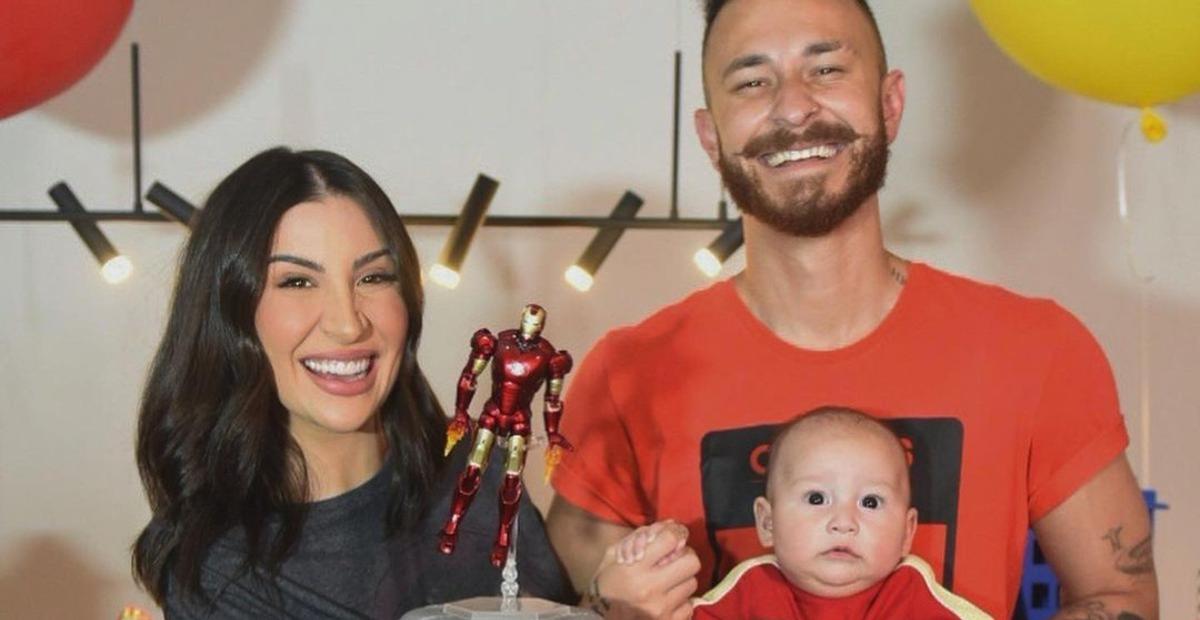 Bianca Andrade e Fred comemoram 4 meses de Cris com festinha temática