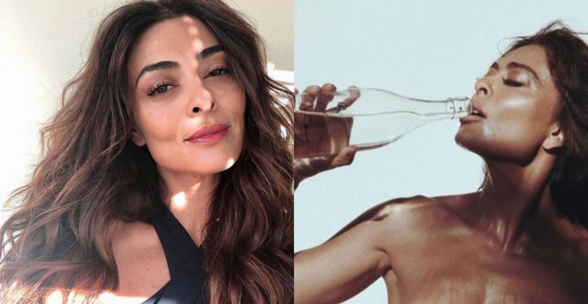 Juliana Paes surge em fotos ousadas de biquíni sem alça e fãs babam pela atriz: ”Obra de arte”