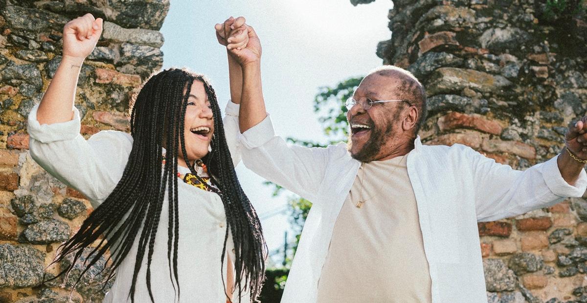 Martinho da Vila lança novo single com Alegria, sua filha mais nova