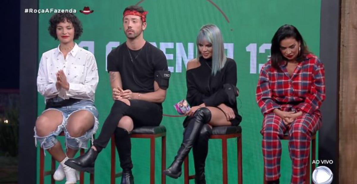 A Fazenda: Aline Mineiro, Rico Melquiades, Valentina Francavilla e Solange Gomes estão na roça