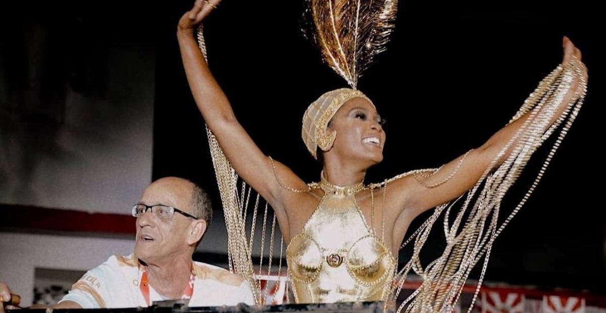 Erika Januza é coroada rainha de bateria da Viradouro: ”Me sentindo realizada”