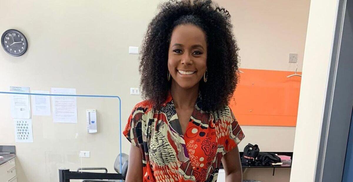 Maju Coutinho mostra bastidores de sua estreia no ‘Fantástico’
