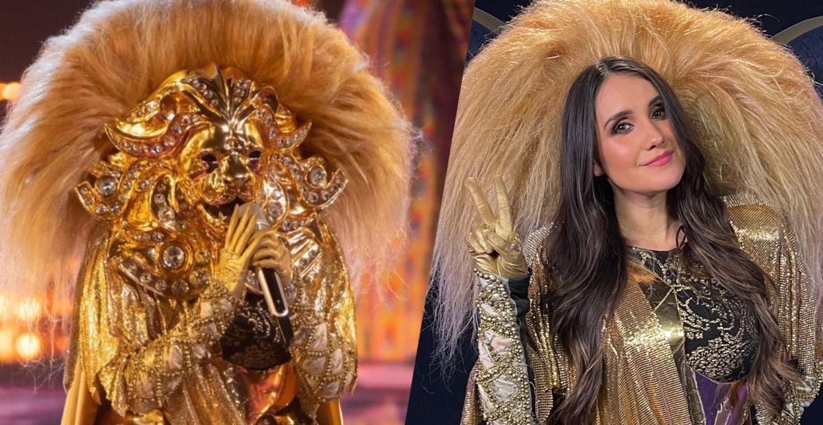 Dulce Maria confirma apostas e é revelada como a leoa no The Masked Singer México
