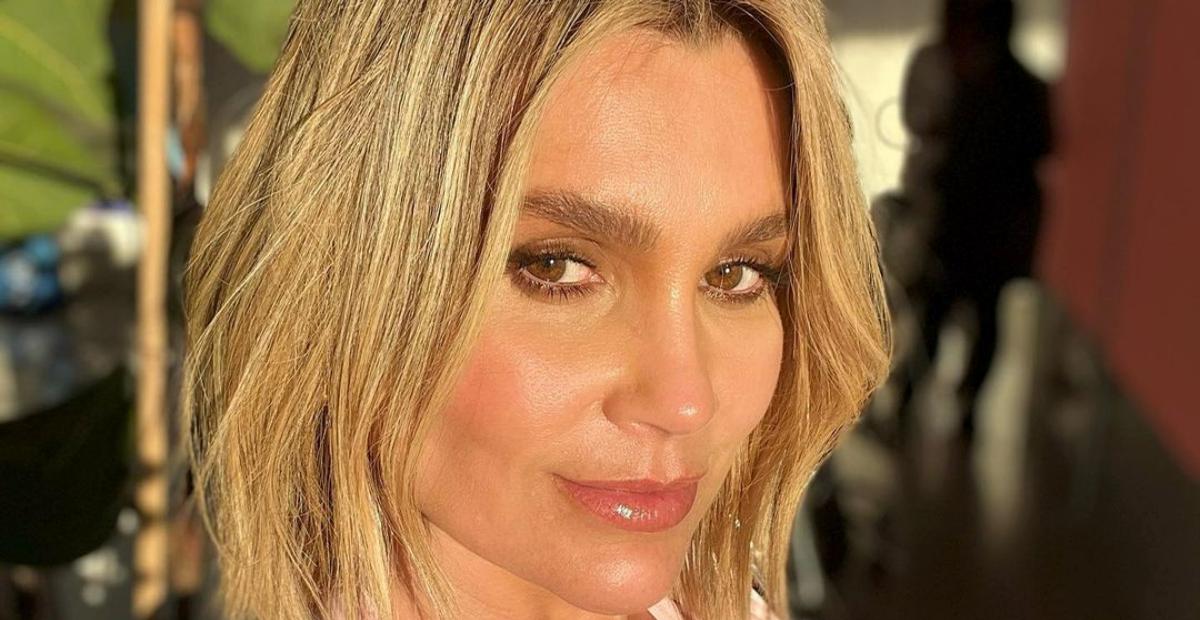 Flávia Alessandra surge deslumbrante com vestido de crochê e fãs elogiam: ”Que perfeição!”