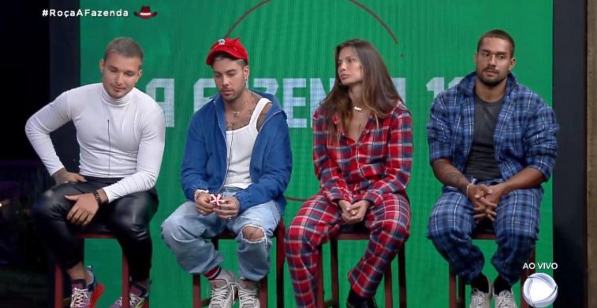 A Fazenda: MC Gui, Gui Araújo, Dayane Mello e Bil Araújo estão na décima roça