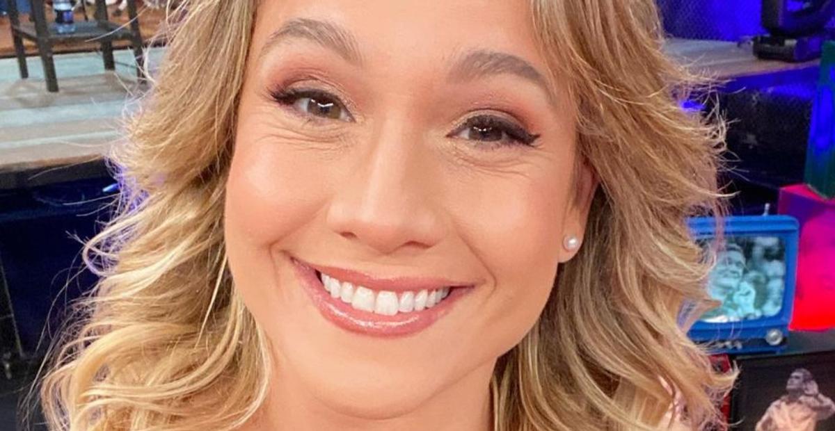 Fernanda Gentil passa perrengue em aula de yoga e confessa: ”O peso da idade”
