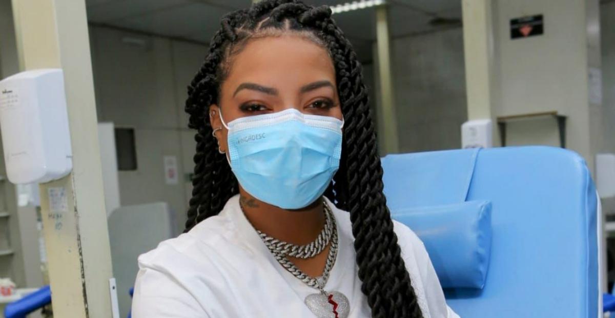Ludmilla se torna embaixadora de campanha do Hemorio